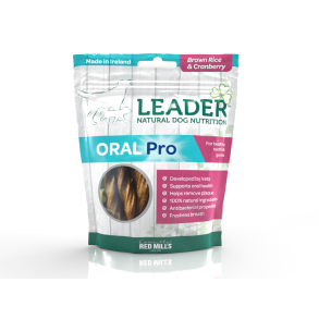 RED MILLS Leader Dog Dental Sticks Brown Rice & Cranberry